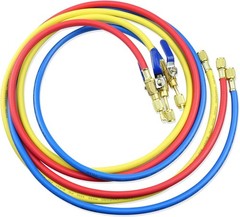 29986 Plus II 1/4″ Hose &Compact Ball Valve End Refrigerant Charging Hose 72″
