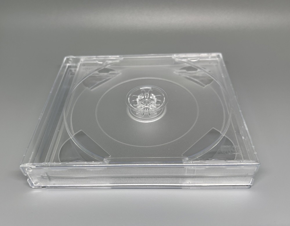2 NEW 23MM TRIPLE CD (3 CD) JEWEL CASE WITH CLEAR TRAY, GF3