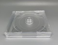 2 NEW 23MM TRIPLE CD (3 CD) JEWEL CASE WITH CLEAR TRAY, GF3