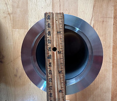 VACUUM – Full Nipple ISO 80 Length 7.00″ (178 mm) Brand New 304 SS JISO2N80