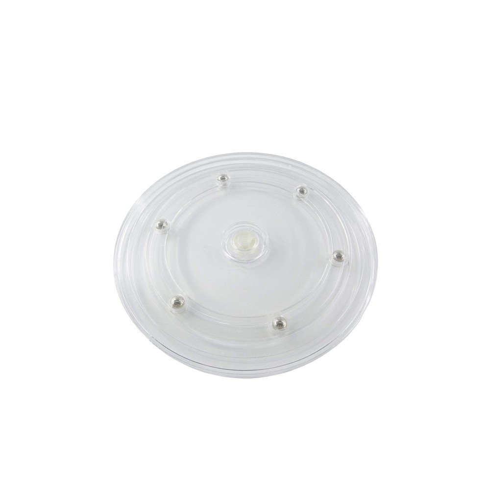 FixtureDisplays® 6″ Clear Plastic Spinner Lazy Susan Turntable 6″,