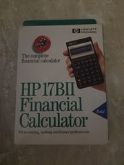 HP 17bll Financial Calculator