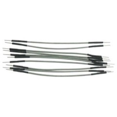 50 Piece Set of Male to Male Jumper Wire, Lengths of 2″ to 8″, Assorted Colors