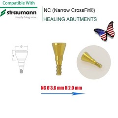 US Straumann Healing Abutment Cap/Closure Cover Screw NC & RC Platform Titanium