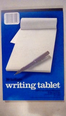 *NEW* NOT MEAD BUT WRITERIGHT PLAIN UNRULED WRITING TABLET PAD 6″ X 9″ 100SHEETS
