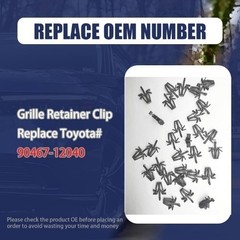 30PCS Grille Retainer Clip, Compatible with Tacoma RAV4 4Runner Pickup Trucks SU