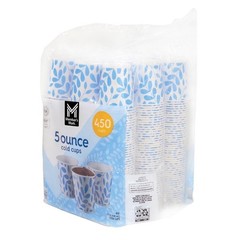 Member’s Mark Printed Paper Bath Cold Cups 5 oz 450 Count Disposable Beverage