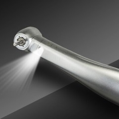 NSK Ti-MAX X95L Type Dental 1:5 LED Fiber Optic Contra Angle Handpiece Red Ring