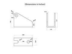 Linear Actuator – Mounting Bracket (1 pcs)