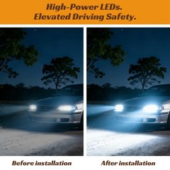 4 pcs high power & high brightness 3528 SMD LED chips DC 12V Set