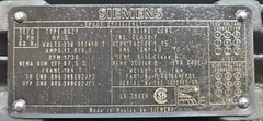 Siemens RGZP 5Hp Electric Motor 1730Rpm 230/460V 184T Frame 1LA01844FP21 Used