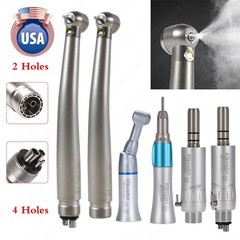 Estilo NSK Dental 4/2 Agujero Alta y Baja Velocidad / Kit Pieza de Mano Turbina