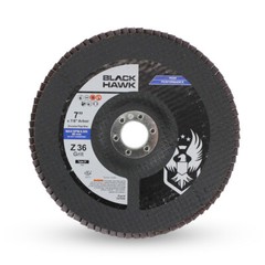 10 Pack – 7″ x 7/8″ 80 Grit Zirconia Flap Discs Sanding and Grinding Wheels T27