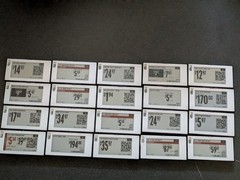 20 Pack SES imagotag HRD3-0210-B Electronic e-Ink Digital Price Tags Vusion