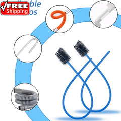 4 PCS Condensate Flexible Drain Brush, 15.7 in Nylon and PVC Drain Line Cleaning