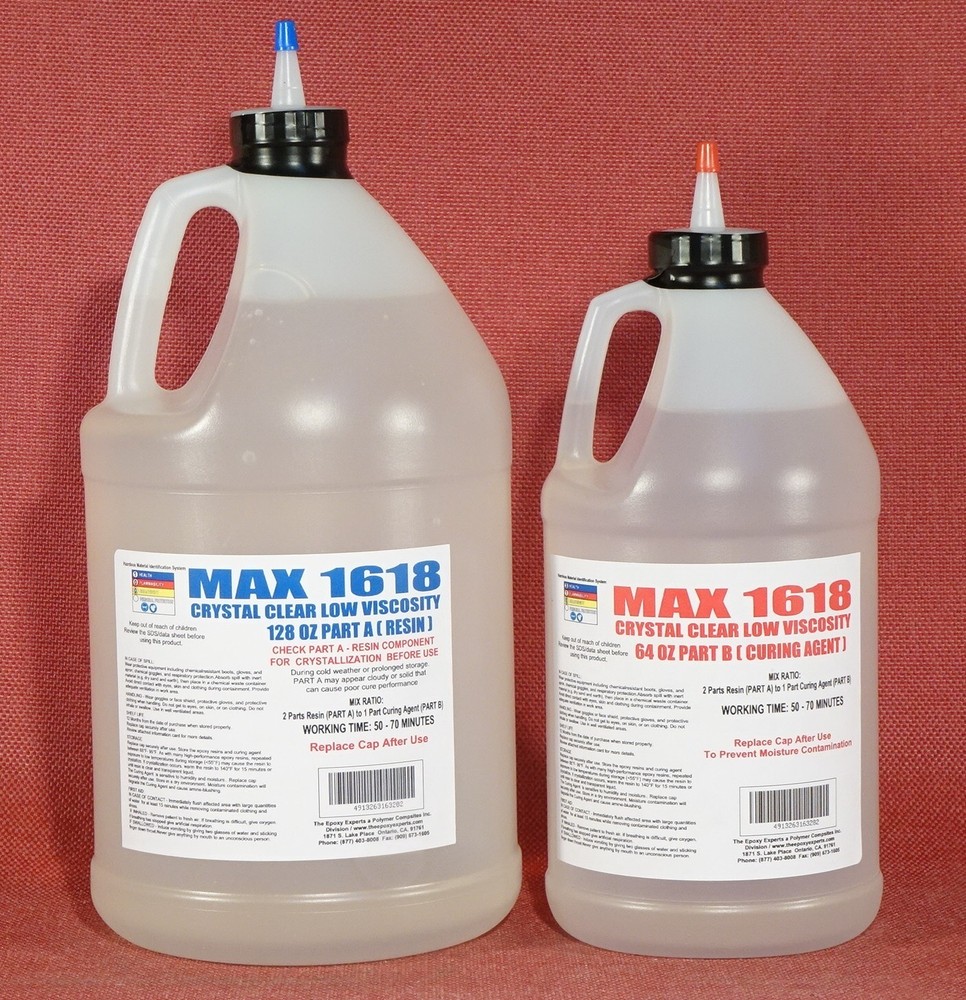 CLEAR THIN EPOXY RESIN 4 VACUUM INFUSION CARBON FIBER & FIBERGLASS HIGH STRENGTH