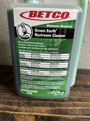 Betco Green Earth Restroom Cleaner 548 – 32 fl oz Heavy Duty Concentrated