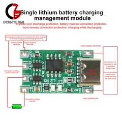 18650 Battery Li-ion Solar Charging Module 4.2V 3.7V 3.6V Charger w/ Protection