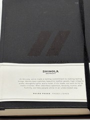 NEW Shinola Detroit Lined Ruled Pages 5.25″ x 8.25″ 192 Pages 60lb Journal