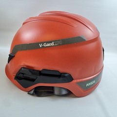MSA V-Gard H1 Hard Hat Orange 4 Point Ratchet Safety Helmet Open Box NEW