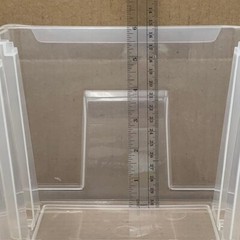 12- Store House Large Clear Stacking Bins 12-3/4″ L x 8-1/4″W x 6″H Storage Tool