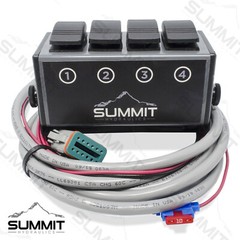 Momentary Switch Box Control For 4 Spool Monoblock Valves with DIN Connectors