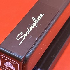 VTG State Farm Dark Brown Swingline Stapler 747 – Made in USA – Long Island, NY