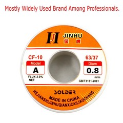 2PCS Tin Rosin Core Solder Wire For Electrical Soldering Sn60 Flux 0.8mm 100
