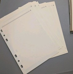 Vtg 1990s-2000s Authentic Louis Vuitton GM Agenda Refill Pages & Plastic Pockets