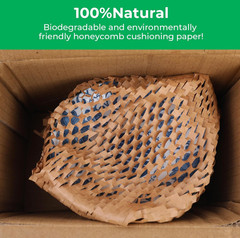 Honeycomb Packing Paper Cushion Wrap Sheets Pack Moving Shipping Kraft Supplies