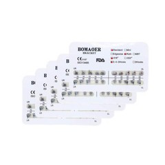 20pcs/set Dental Orthodontic Mental Bracket Brace Standard Roth 018 345hooks