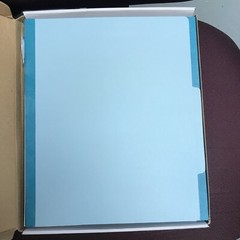 Blue Summit Supplies Presboard Classification Folders Light Blue – 1 Divider