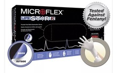 *200-Gloves* Ansell MicroFlex LIFESTAR EC PF Dual Layer Extended Cuff LSE-104-L