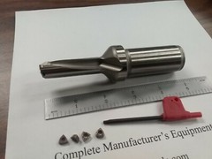 U drill 5/8″x2″x5″, 1″ shank, indexable w. Extra 10 WCMX03 inserts #UD-58