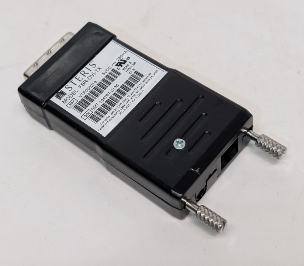 Steris FBR-DVI-TX OR Medical Video System Fiber Optic Module VTP000218, 5VDC