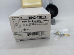 Legrand 1542-TRDR 1-3/4″Dia Floor Box Assembly 1 Gang Tamper Resistant Single