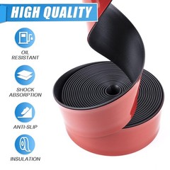 Neoprene Rubber Sheets Strips Adhesive 1 Inch x 1/8 Inch x 15 Ft Long