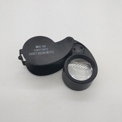 40X Jewelers Loupe Magnifier Light Jewelry Eye Loop Pocket Magnifying Glass Coin