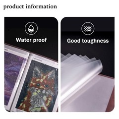 A3 Art Portfolios Case 40 Pages,Diamond Painting Storage Book,Pocket Protecto…