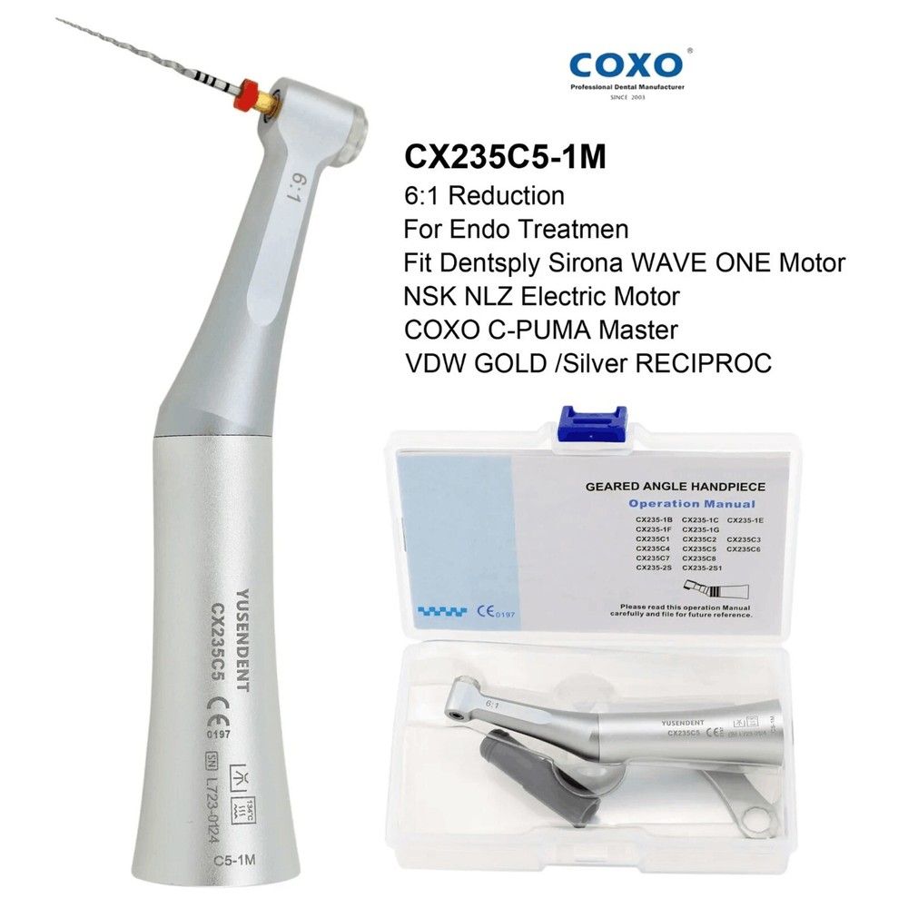 COXO Dental Reciprocating Handpiece 10:1 Wave One Endo 6:1 Contra Angle NSK NLZ