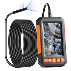 VEVOR Endoscope Camera with Lights Dual Lens Borescope 16.4FT Cable 4.3″ Screen