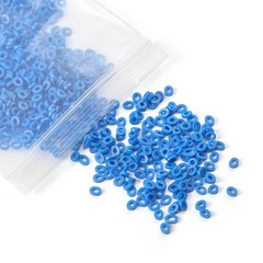 1000 Pcs Dental Separators Orthodontic Elastics Ties Teeth Gap Radio Opaque Blue