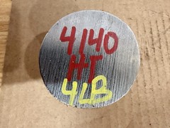 One Piece 4140 Hot Rolled Steel Bar Round Stock Heat Treated 2 1/2” OD x ~2 5/8”