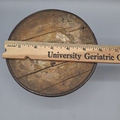 Maring Wire Co White Cloth 16-18 gauge Copper Wire on Wood & Steel Spool, 1920’s