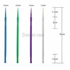 100 pcs/pack micro applicator micro brush Regular fine ultrafine dental beauty