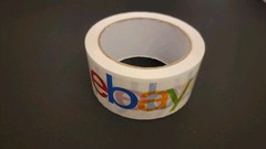 1 Roll 2″ x 75 yds Official eBay Branded Packaging Packing Sealing Carton Tape