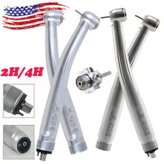 Dental (LED E-generator) High Speed Handpiece Push Button 2Holes/4Holes Surgical