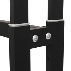 6 Arms Clothing Display Retail Rack Adjustable Floor Standing Metal Garment Rack