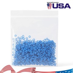 1000 Pcs Dental Separators Orthodontic Elastics Ties Teeth Gap Radio Opaque Blue