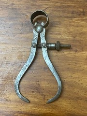 Lot Of 2 Vintage J. Stevens A & T Co. Outside Caliper & Starrett Inside Caliper